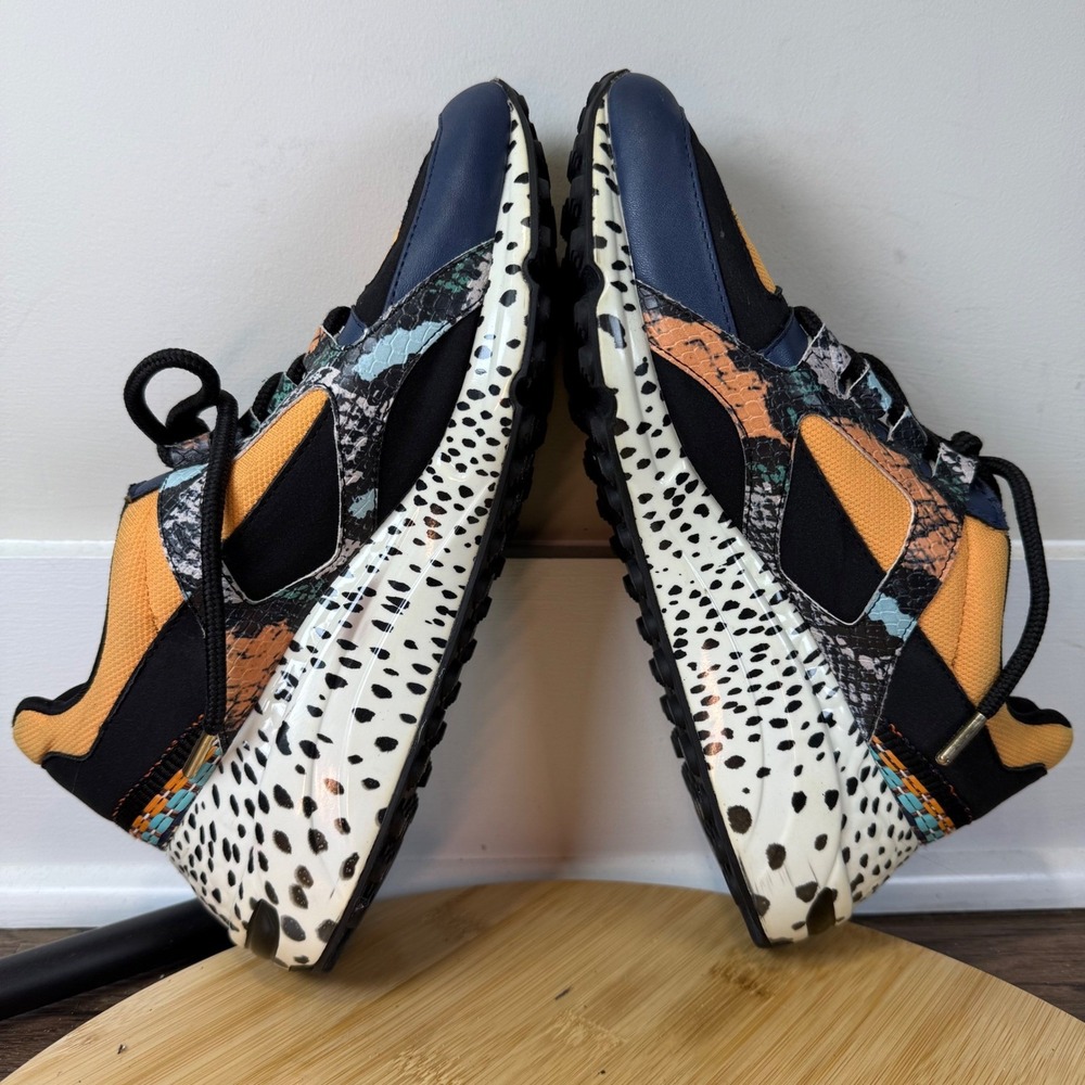 Steve Madden Barra Sneakers Womens 8M Multicolor Animal Print Chunky Streetwear - Picture 5 of 8